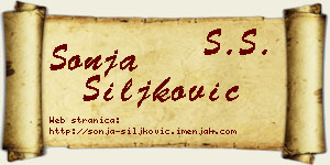 Sonja Šiljković vizit kartica